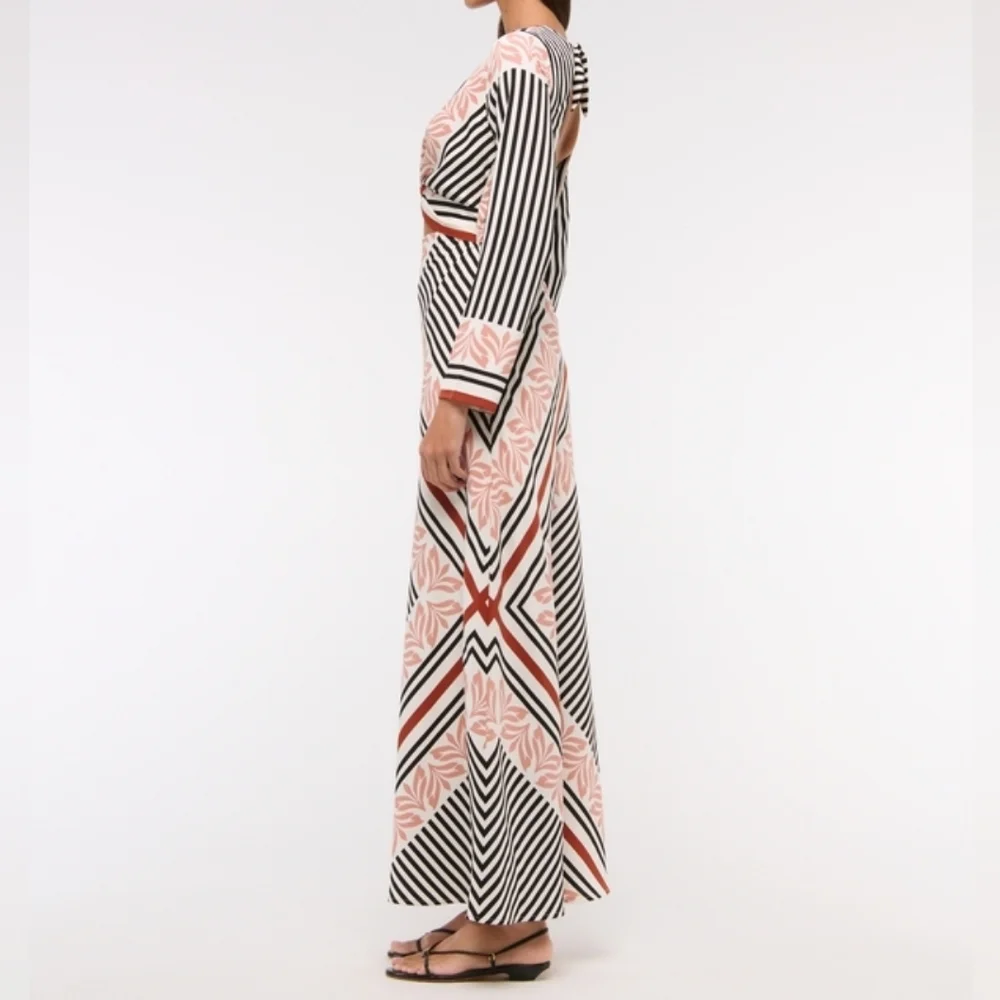 Abercrombie & Fitch Twist-Front Maxi Dress